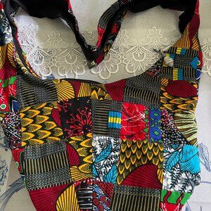 Boho Hippie Sling bag Patchwork Crossbody Purse Fair Trade Grain of Rice Project